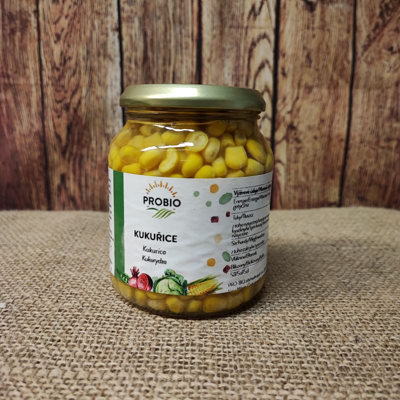 BIO Sterilovaná kukuřice 340g