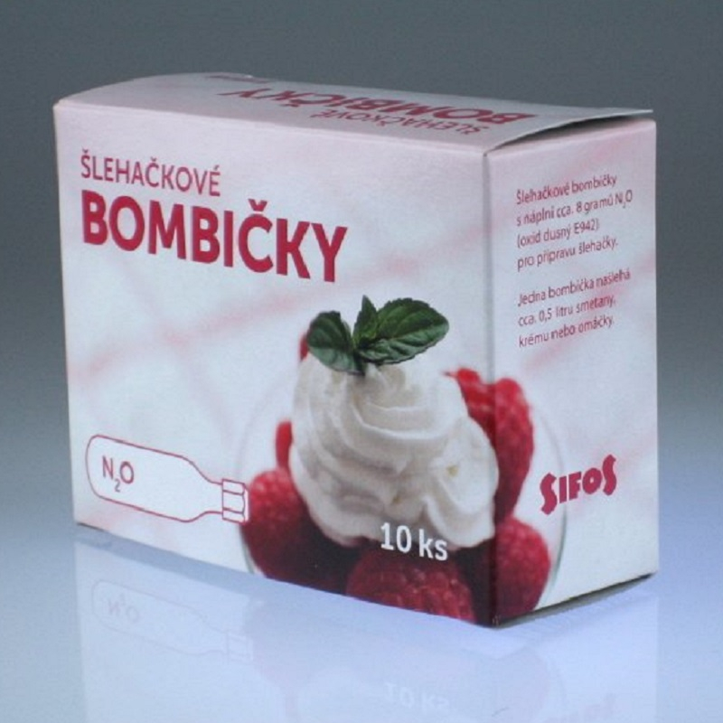 Šlehačkové bombičky - včetně těla