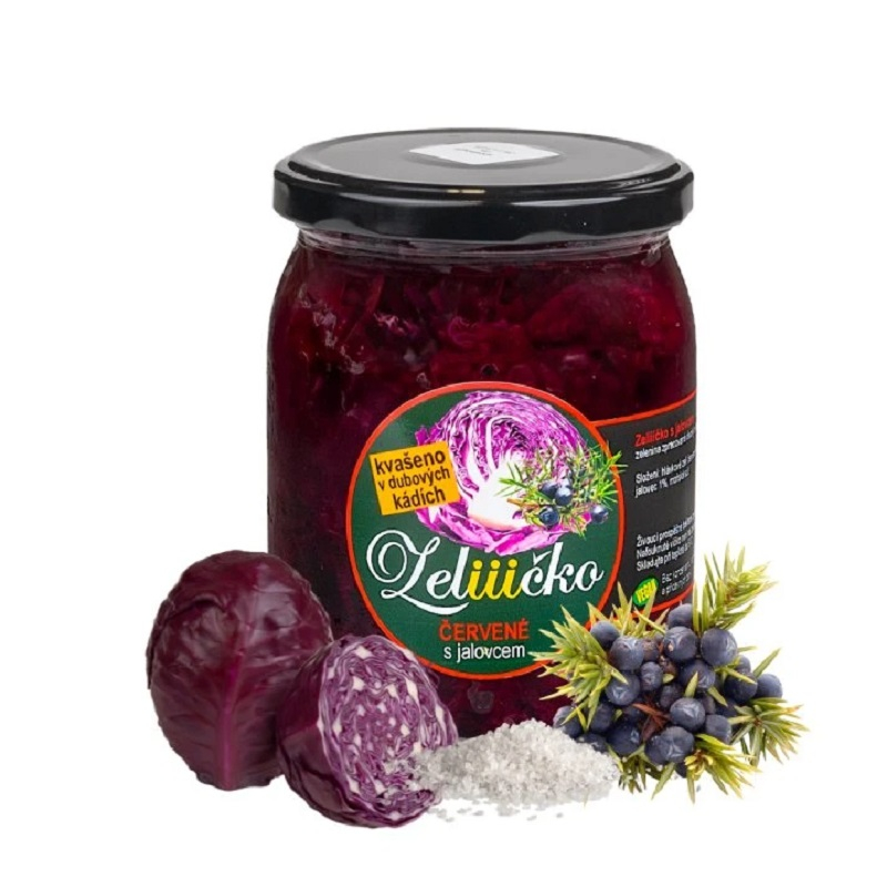 Zeliiičko Zelí červené s jalovcem 500 g