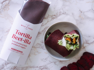Wild & Coco BIO Tortilla Beet-illa BIO 4 ks