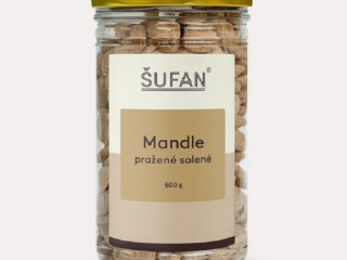 Šufan mandle pražené solené  500 g