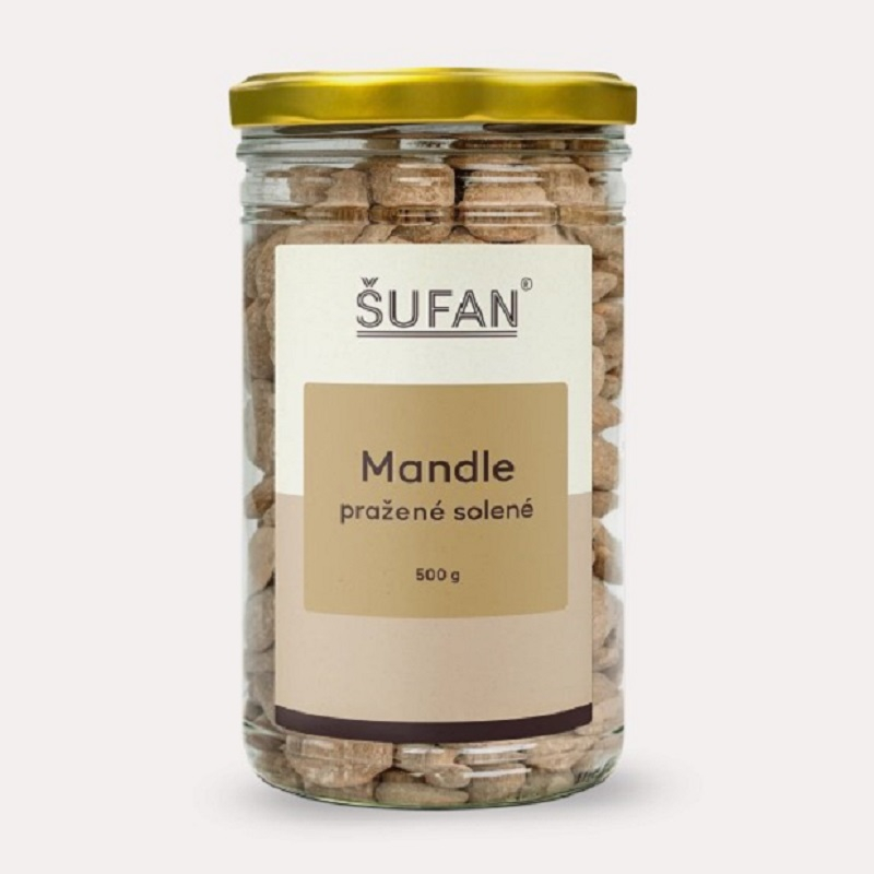 Šufan mandle pražené solené  500 g