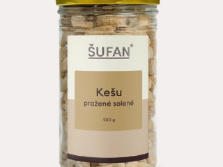 Šufan kešu pražené solené  500 g