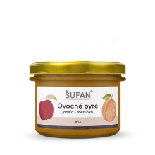 Ovocné pyré jablko meruňka 190 g