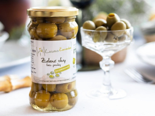 Zelené olivy bez pecky 145 g