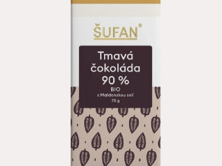 Šufan BIO 90% čokoláda s Maldonskou solí 70 g