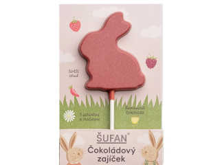 Šufan Čokoládový zajíček z bílé čokolády 26 g