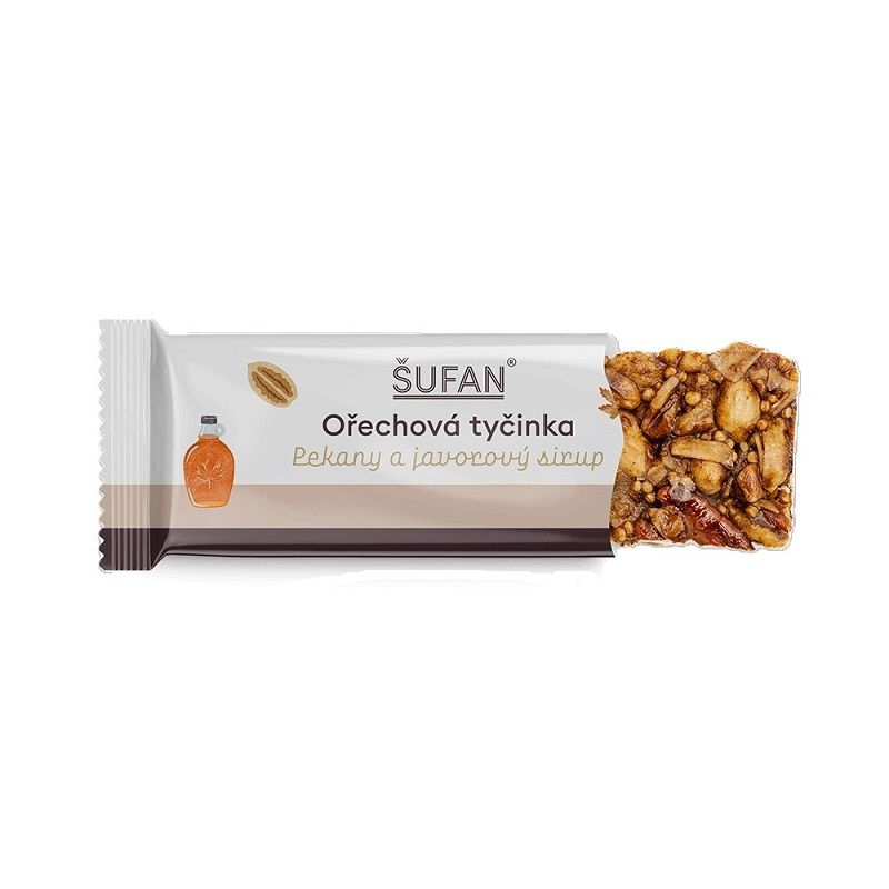 Šufan Ořechová tyčinka Pekanová s javor. sirupem 33 g