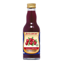 BIO 100% brusinková šťáva 0,2 l