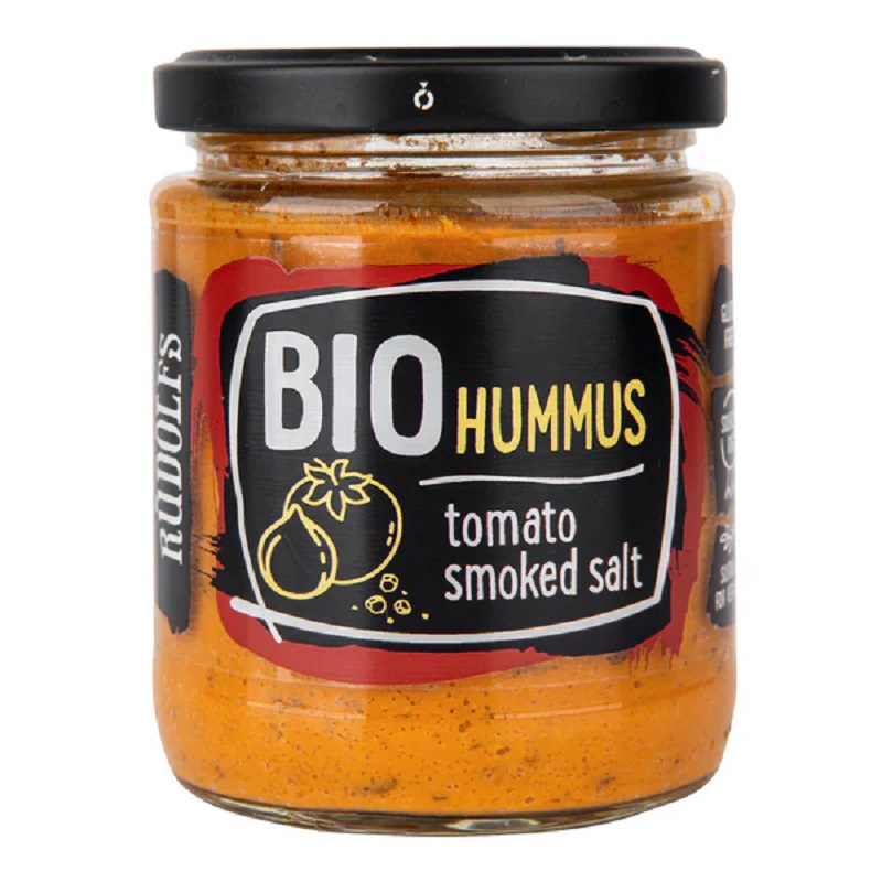 BIO Hummus s rajčaty a uzenou solí 230 g BIO Hummus s rajčaty a uzenou solí 230 g