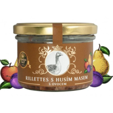 Rillettes s husím masem a ovocem 180 g
