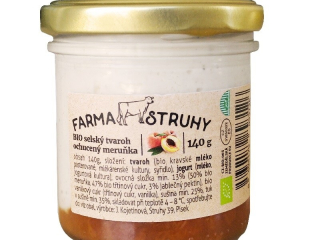 BIO Tvaroh ochucený meruňka 140 g